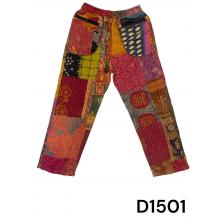 Cotton Multi Color Patchwork handmade Kantha Festival Pant D1501