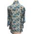 Women's Blue floral red button Sky  Jacket KBS26118