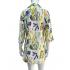 Women's  Green Multi  button Kamana Shirt KH26185