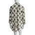 Women's Black and white  Floral  button Shirt KH26188