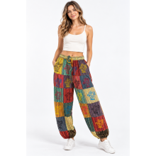 Cotton Butterfly Mushroom Yoga Trouser D285