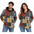 Cotton Multi Patch Fleece Lining Jacket (DI72)