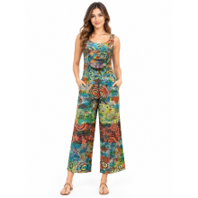 Tie Dye Himalayan Rose Jumpsuit Overall DT124