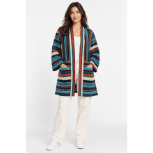 Cotton Aztec Multi Open Front Cardigan Jacket DT25810