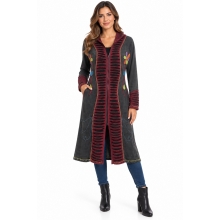 Cotton Woven Women Long Jacket (FC26)