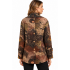 Women's Tree of Life Cowl Neck Back Button Decorated Tunic Top  KH26701