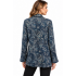 Women's Denim Blue Pocket Front Button Down Shirt  KH26703