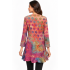 Women's Grand Mountain  Polka Burnout  V neck Tunic KV24159