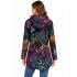 Women's jungle artwork  burnout  jacket KV24733