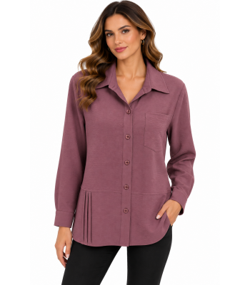 Women's Crape Rose Shirts KX26768