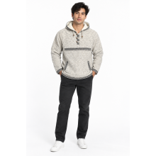Cotton Fleece Line Hooded Mountain Pullover NC45