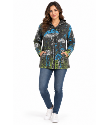 Cotton Fleece Lining  Mushroom Jacket NC58