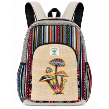 Cotton Hemp Five Mushroom Backpack (RIB2133)