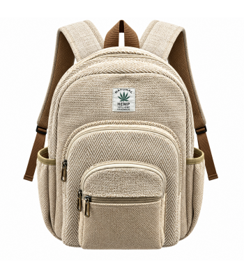  Natural Hemp Mini Backpack Wholesale (RIB2263)