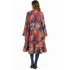 Women's Suede Multi Holiday Long Jacket RK26742