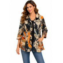 Women's Collar Pocket Jacket (RK2734)
