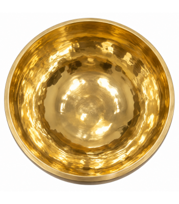 Hammered Golden Brass Singing Bowl SB162