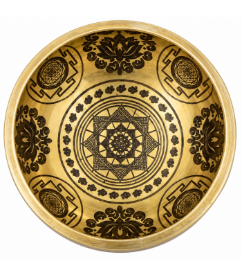 Antique Laser carving Singing Bowls  SB17