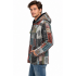 Cotton Zip Patchwork  Lining Jacket D901
