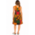 Cotton Bohemian Relaxed-Fit Adjustable Overall Mini Dress HF47