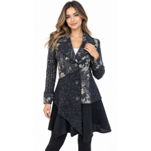 Women's Flowers  Patch Embroidery  Queen Coat  KT23318