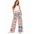 Vintage Cotton Feed Sack Wonderful Popcorn Print Pants KTF261422