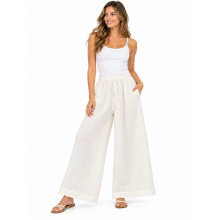 Soft Cotton Drawstring Palazzo Yoga Pant  KTK26331