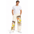 Cotton Vintage Good Day  Mushroom Graphic Pant KTR261396