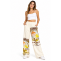 Cotton Vintage Good Day  Mushroom Graphic Pant KTR261396