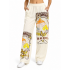 Cotton Vintage Good Day  Mushroom Graphic Pant KTR261396