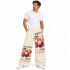 Vintage Cotton Farmers Peach Graphic Pants KTR261398