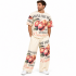 Vintage Cotton Farmers Peach Graphic Pants KTR261398