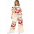 Vintage Cotton Farmers Peach Graphic Pants KTR261398