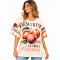 Vintage Cotton Farmer Peach Graphic T-Shirt KTR261399