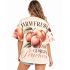 Vintage Cotton Farmer Peach Graphic T-Shirt KTR261399