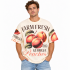 Vintage Cotton Farmer Peach Graphic T-Shirt KTR261399