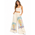 Vintage Cotton “Good Vibes” Graphic Pants KTR261400