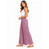 Cotton Crinkle Rose wide Leg Palazzo PantKTX261457
