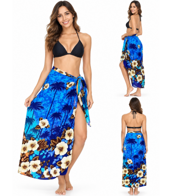 Rayon Floral Beach sarong  KTY521