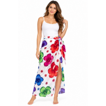 Rayon Hibiscus Floral sarong  KTY523