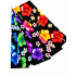 Rayon Black Hibiscus Floral Bach Sarong KTY524