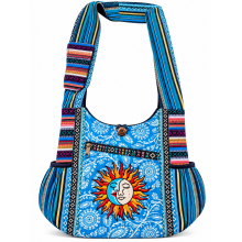 Cotton Quilted Side Pockets & Red Sun Embroidery Bag  R261523