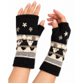 Woolen Fleece Lining Embroidery Hand Warmer R3