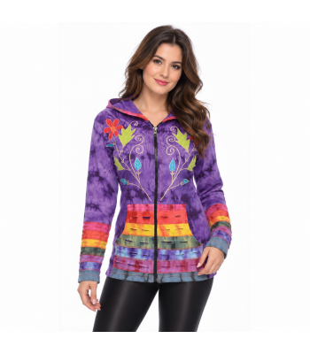 Cotton Cotton Embroidery Flower Jacket    SF484 