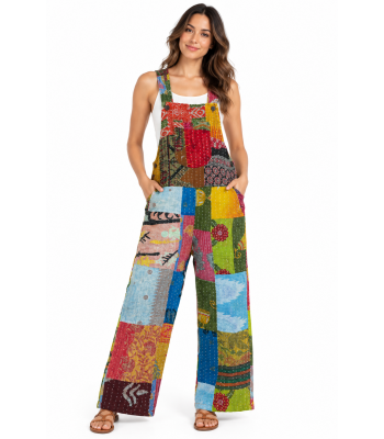 Cotton Patchwork Handmade Kantha Overall  D1503