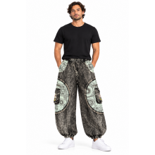 Sun Moon Mushroom Box Pocket Pant HF34