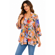 Women's Golden Multi  red button Cali Jacket KBS26111