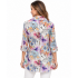 Women's Pink and purple red button flower jacket KBS26112