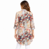 Women's  Multi floral  button  redwood  Shirt KBS26120