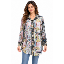 Women's Full S/l  Button Down  Ruby Cardigan Shirts KBS34